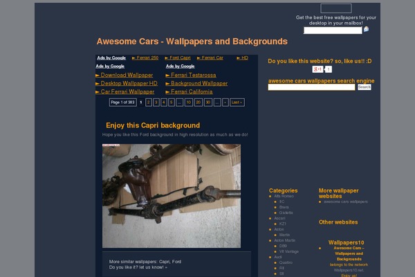 awesomecars-wallpapers10.net site used Rounded-grey-blog-10