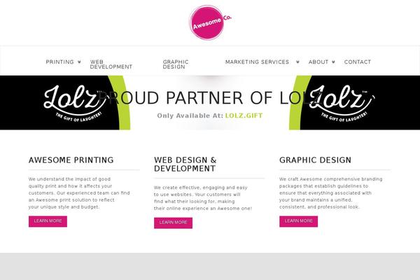 X Child theme site design template sample
