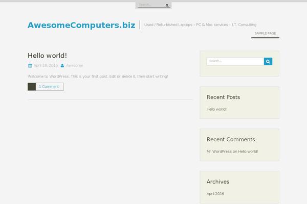 WEN Business theme site design template sample