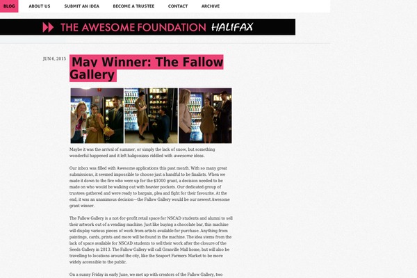 awesomehalifax.com site used Awesome