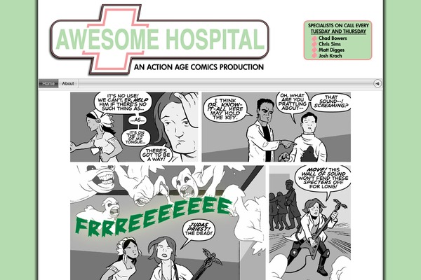 ComicPress theme site design template sample