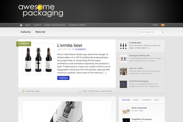 Headlines theme site design template sample