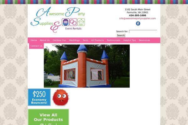 Awesome theme site design template sample