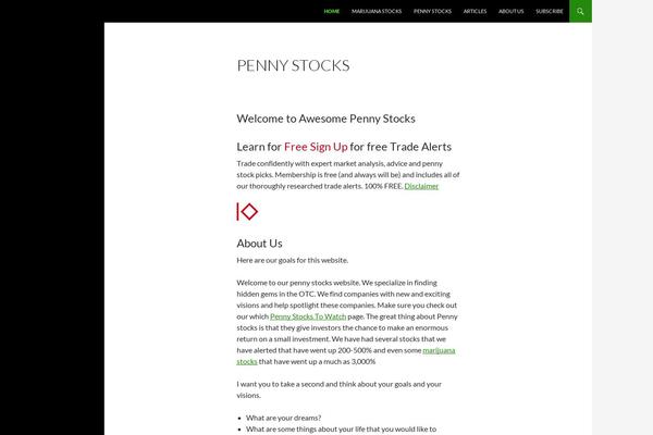 awesomepennystocks.com site used Levix