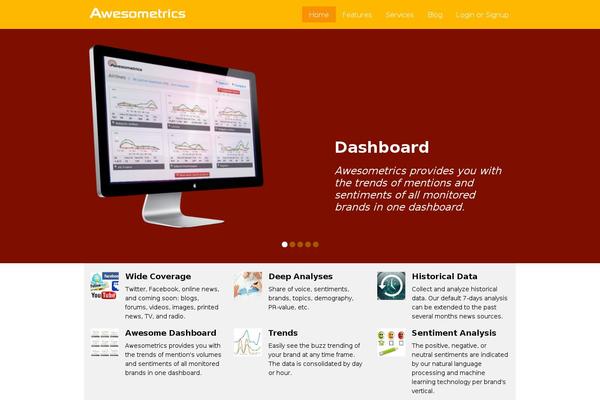 PageLines theme site design template sample
