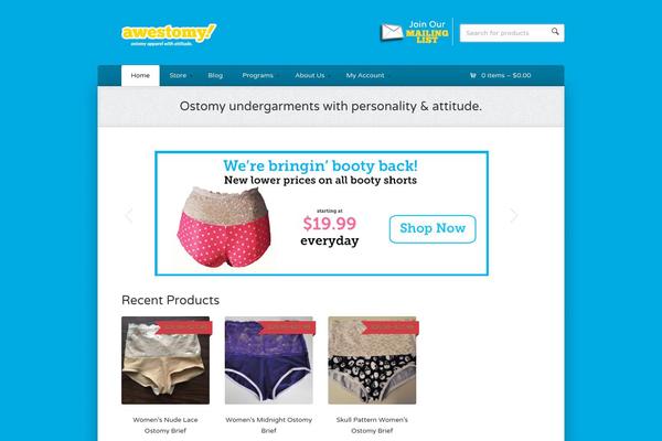 Wootique theme site design template sample