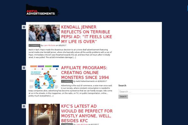 Blogum theme site design template sample