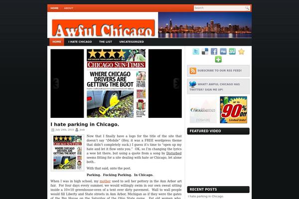 Imobile theme site design template sample