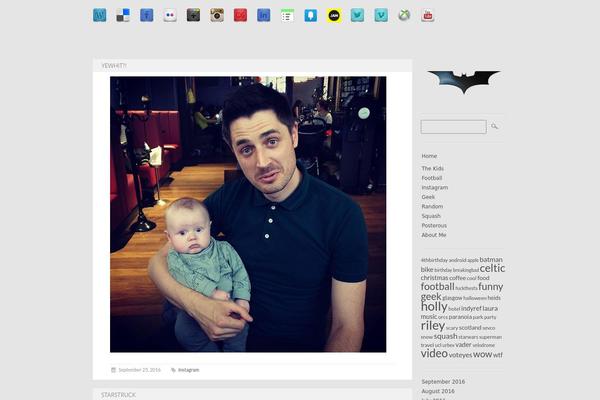 Stumblr theme site design template sample