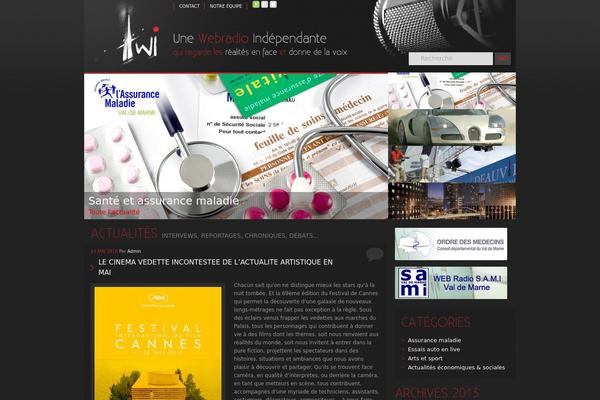 Awi theme site design template sample