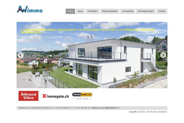 Site using Casawp plugin