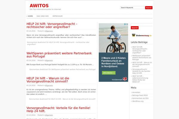 ADSimple theme site design template sample