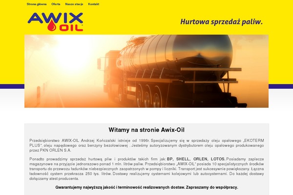 awix-oil.pl site used Atlantis