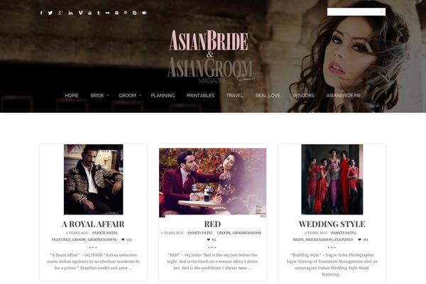 Tempest theme site design template sample