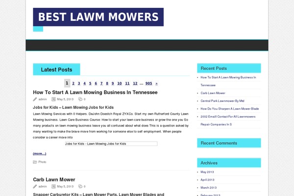 BrightNews theme site design template sample