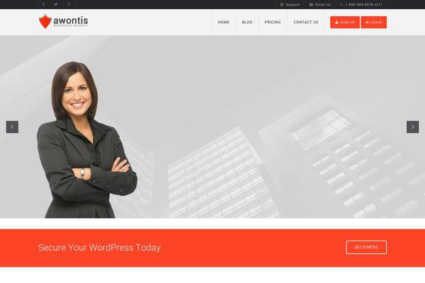 Site using Whmpress plugin