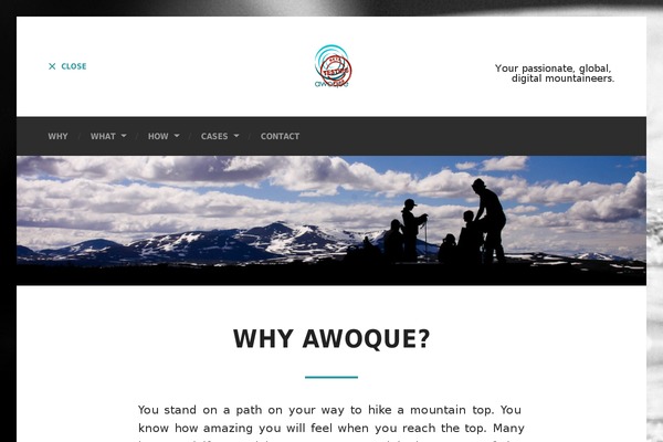 Hoffman theme site design template sample