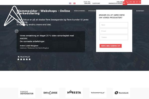 Site using Screets-cx plugin