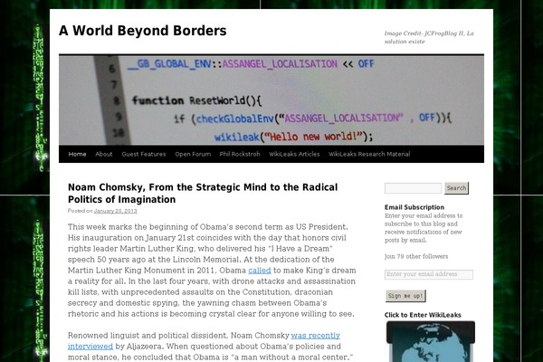 aworldbeyondborders.com site used Rounder