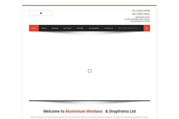 Aws theme site design template sample