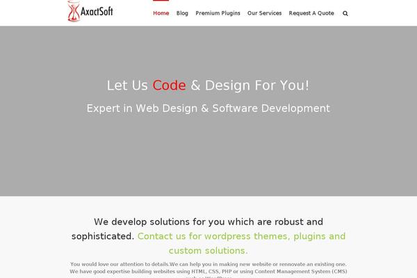 Site using Qoate-simple-code-snippets plugin