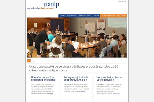 axalp.fr site used Axalptheme