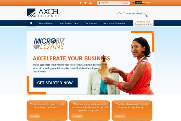 axcelfinance.com site used Axcl