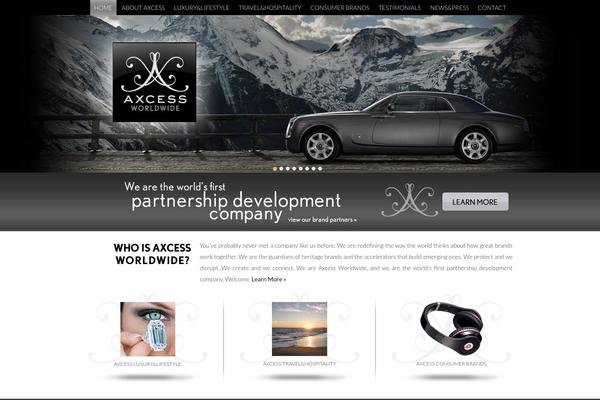 axcess theme websites examples