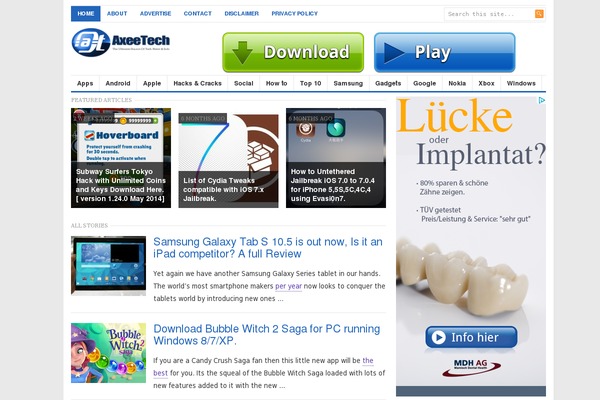 MH Magazine theme site design template sample