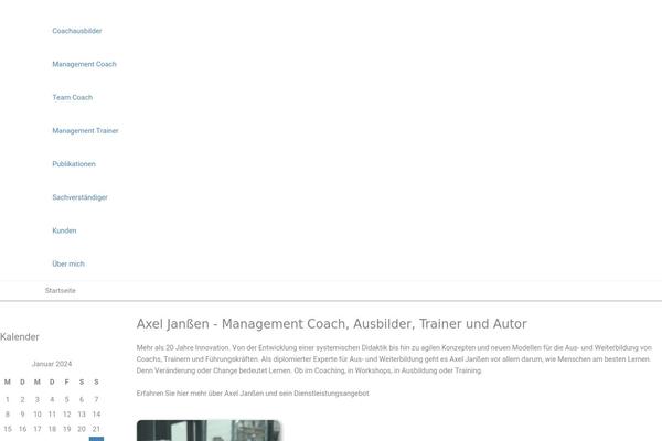axel-janssen.de site used Astra