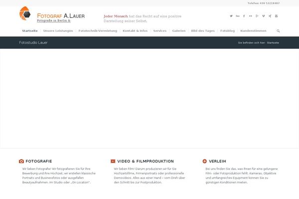 WordPress website example screenshot