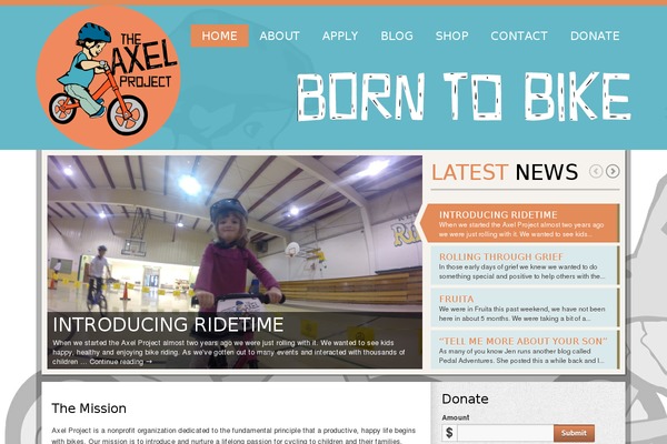 axelproject.com site used Believe_theme
