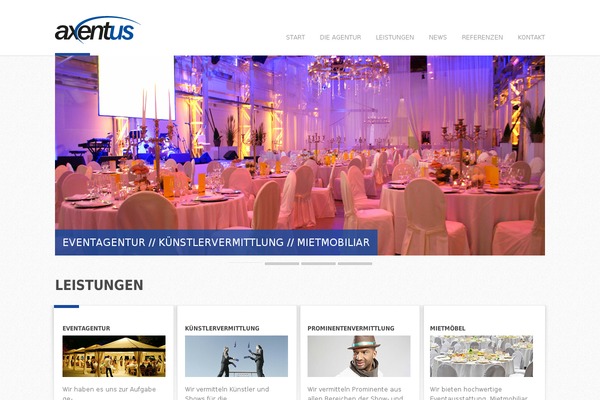 axentus.de site used AgencyX