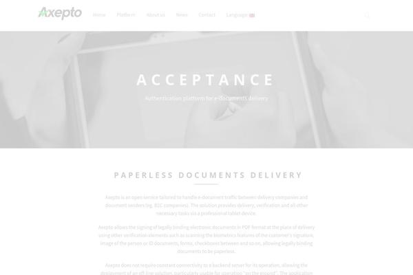 Choco theme site design template sample