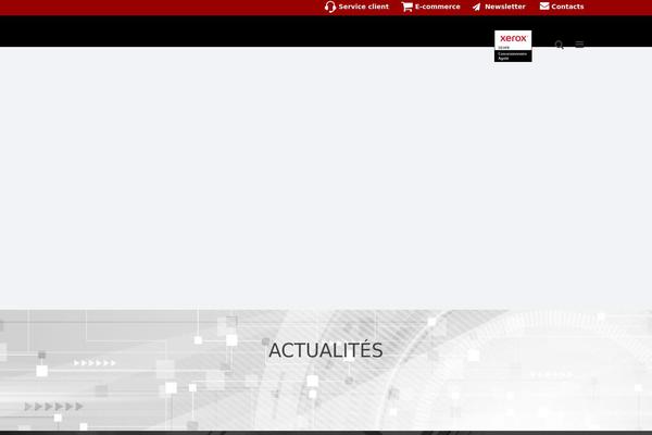 Site using Xerox-product-sheets plugin