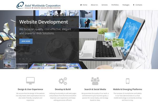 Converio theme site design template sample