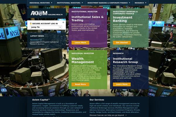 axiomcapital.com site used Axiombuildingwealth