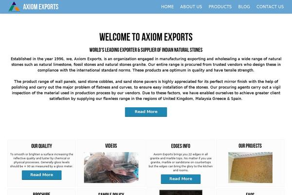 Jarvis theme site design template sample