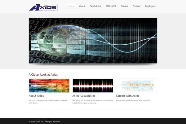 Simplicity theme site design template sample