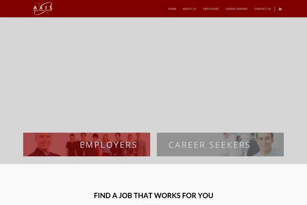 Axis theme site design template sample