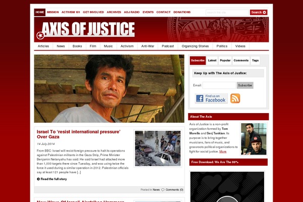 Gazette theme site design template sample