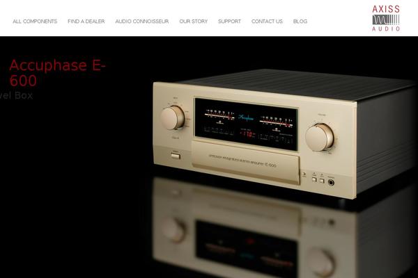axissaudio.com site used Axiss-v2