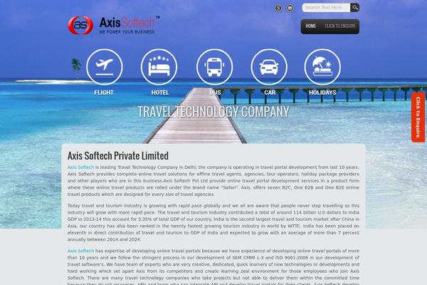 Travel Lite theme site design template sample