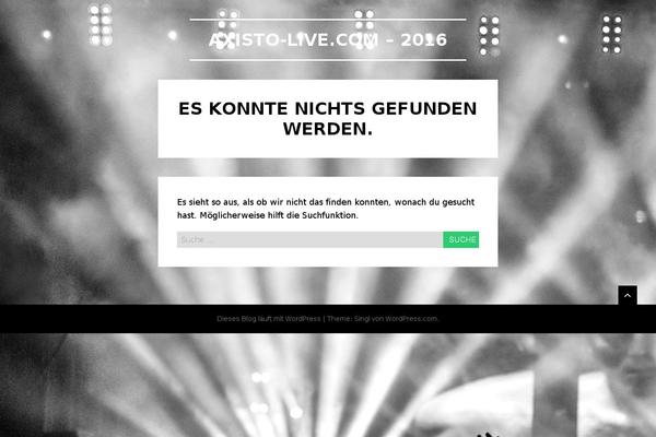 Singl theme site design template sample