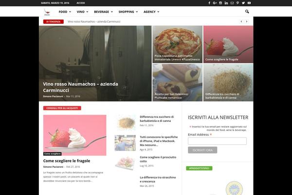 NewsMag theme site design template sample