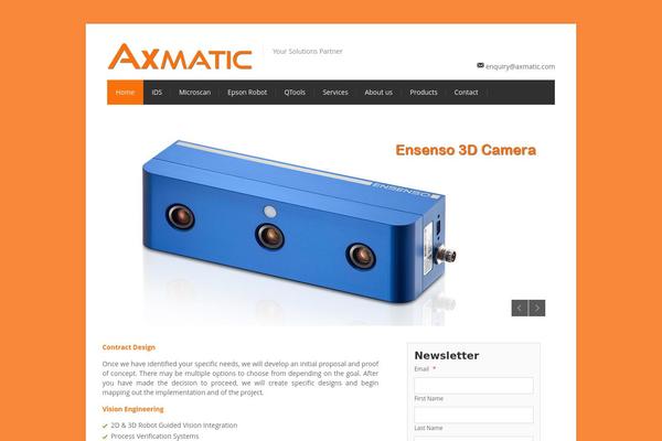 Centum theme site design template sample