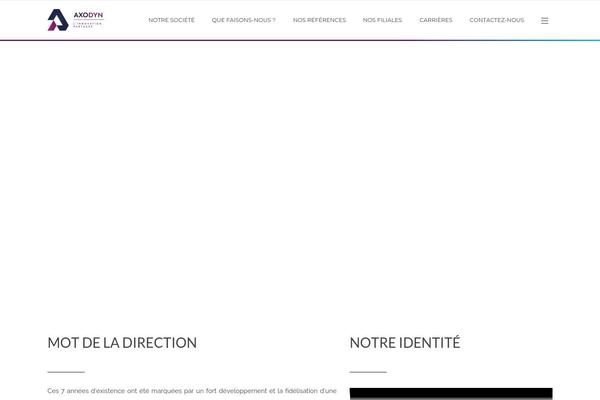 Megatron theme site design template sample
