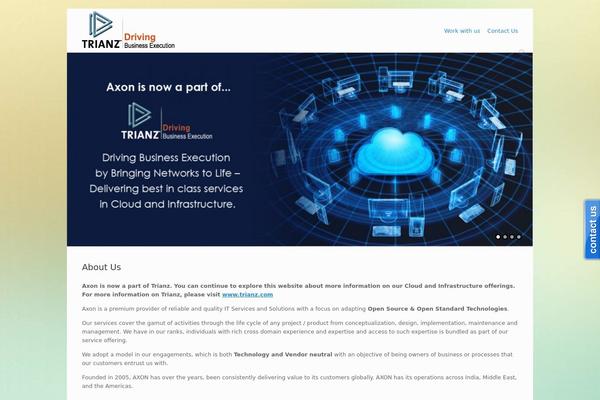 Vantage theme site design template sample
