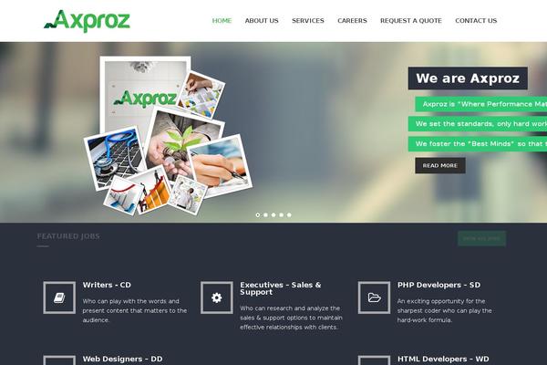 Site using Really Simple Share plugin