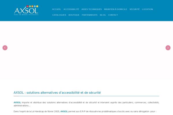 Progressive theme site design template sample